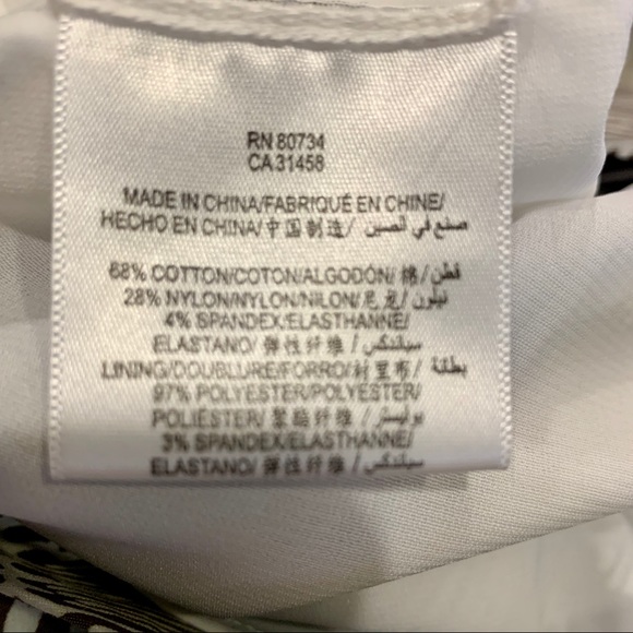 BCBGMaxAzria Sleeveless Abstract Print Dress - Picture 6 of 6